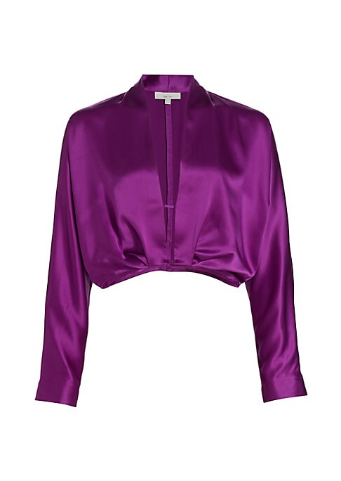 Silk V-Neck Elegance