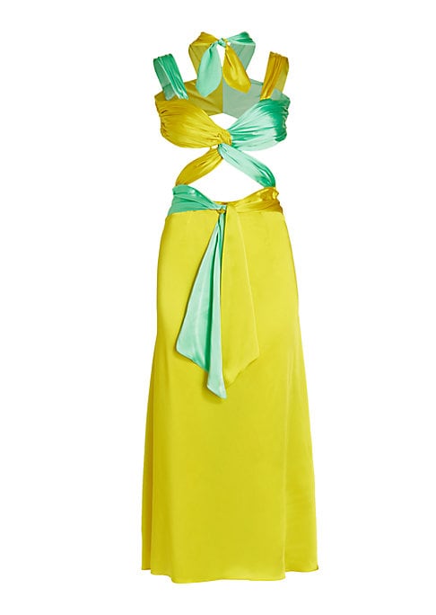 Cut-Out Colorplay Dress