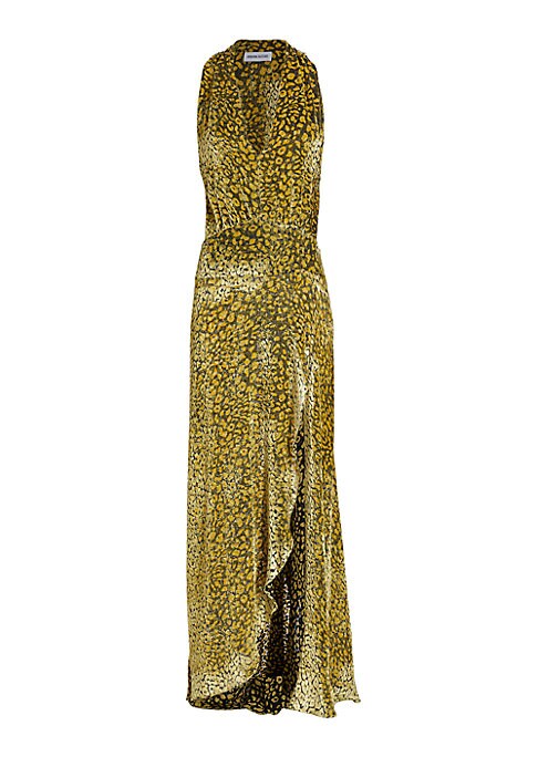 Velvet Leopard Maxi Dress