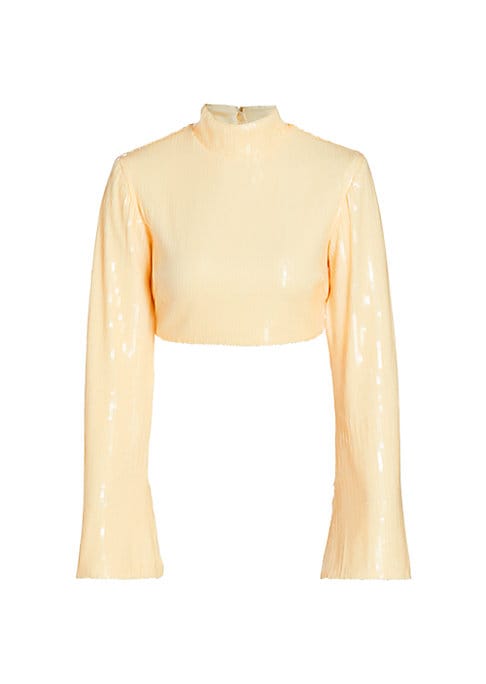Glam Shine Crop Top