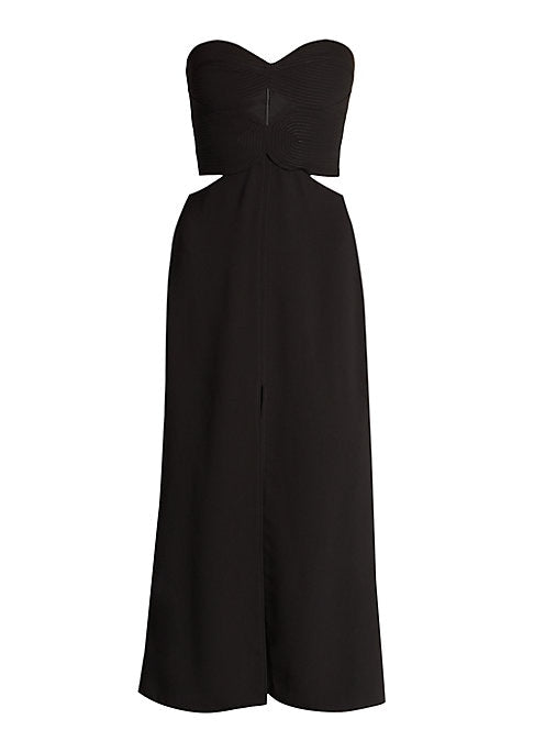 Sweetheart Cutout Midi Dress