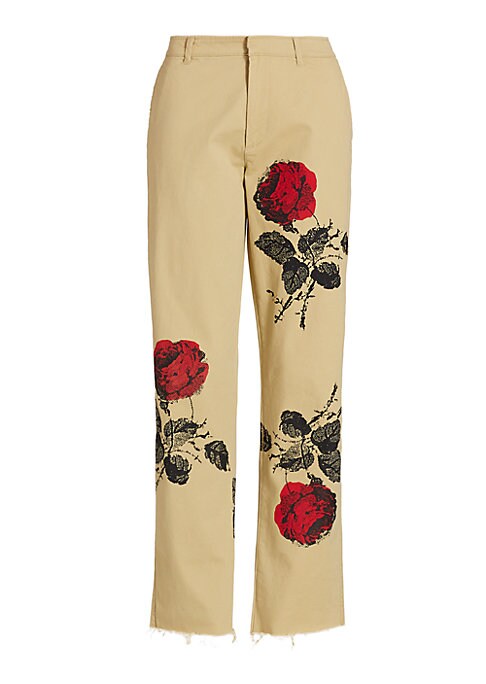 Floral Charm Chino Pants