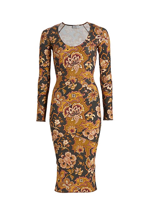 Tapestry Luxe Midi Dress