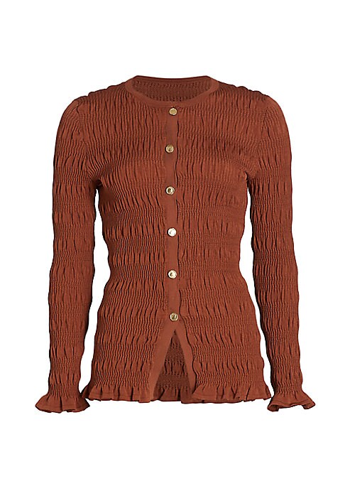 Gathered Stretch Cardigan