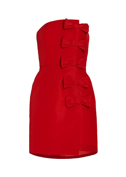 Elegant Bow Mini Dress
