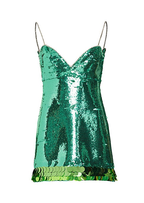 Glittering Sweetheart Mini Dress