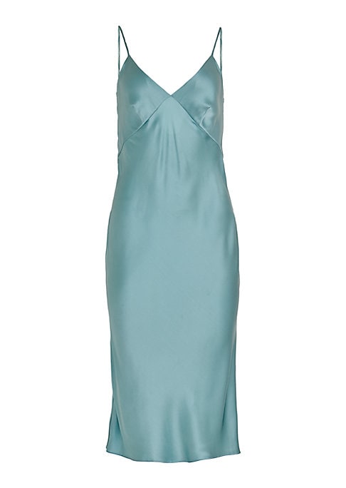 Lustrous Silk Slip Dress