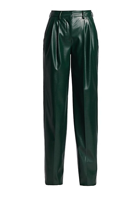 High-Waist Pleat Trousers
