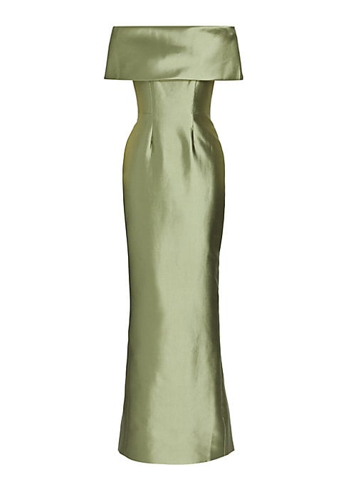 Elegant Satin Evening Gown