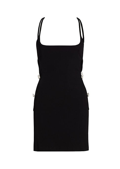 Sparkling Bow Cutout Dress