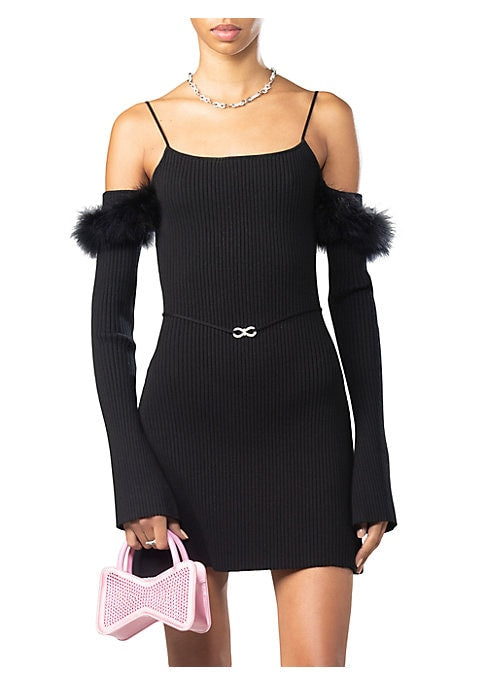 Feathered Elegance Dress