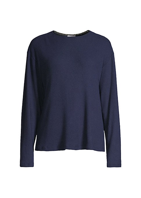 Cozy Ribbed Crew Tee