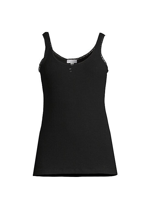 Lace-Trimmed Sleeveless Top