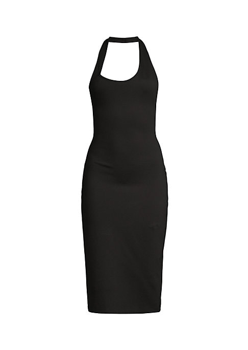 Sheer Back Knit Dress