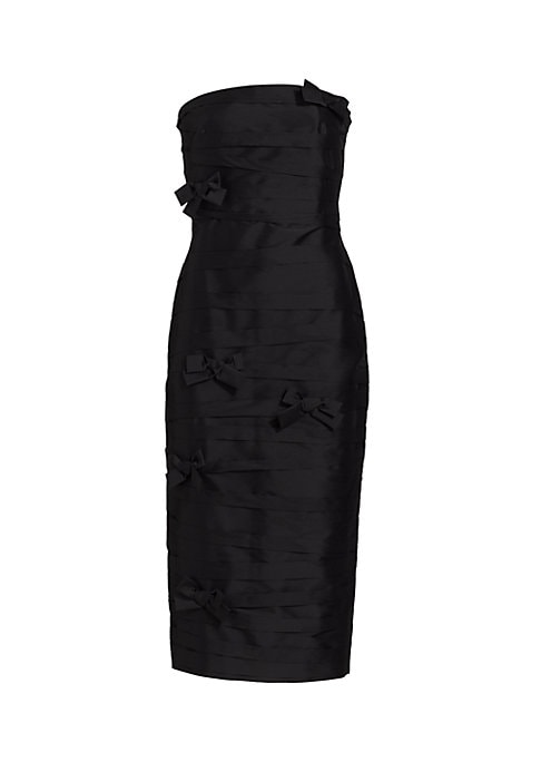Bow-Detail Evening Dress