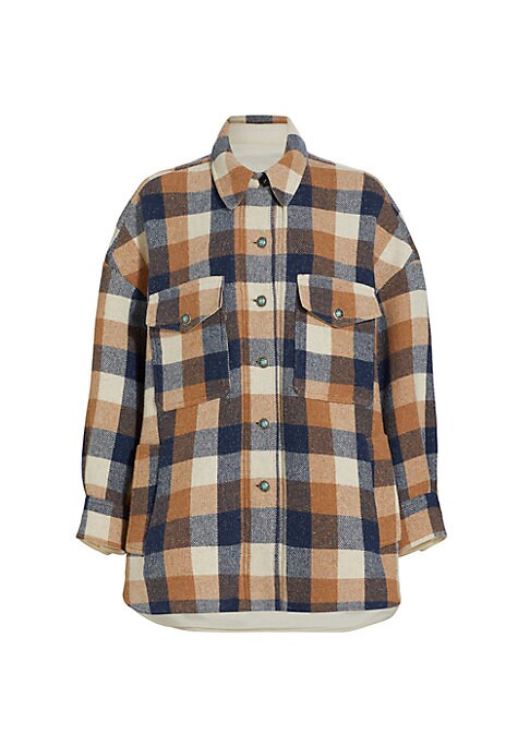 Plaid Wool Twill Jacket