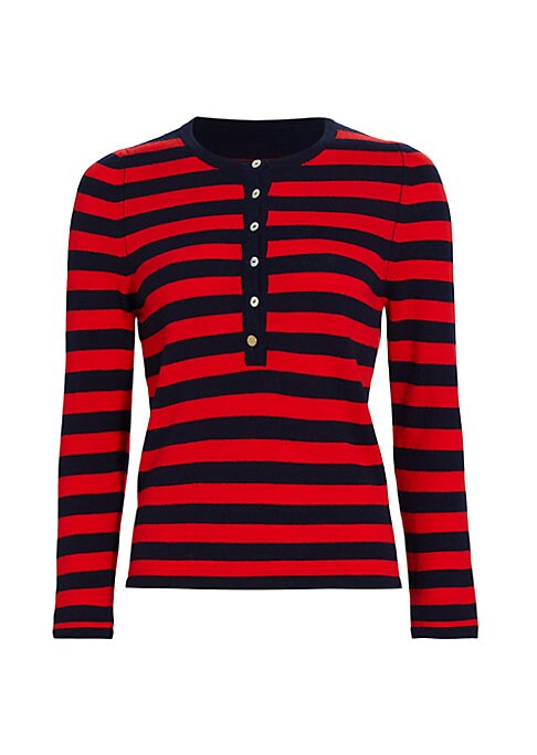 Chic Striped Wool Sweater
