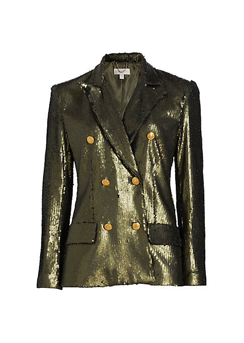 Gleaming Sequin Blazer