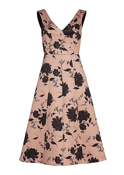 Floral V-Neck Elegance