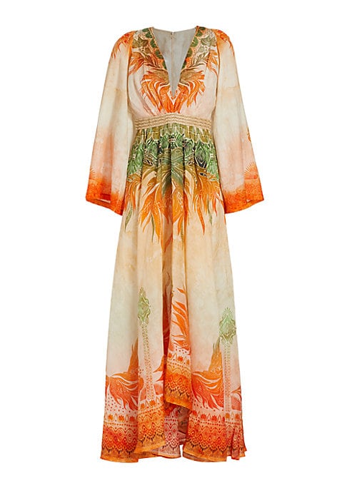 Tropical Flare Maxi Dress