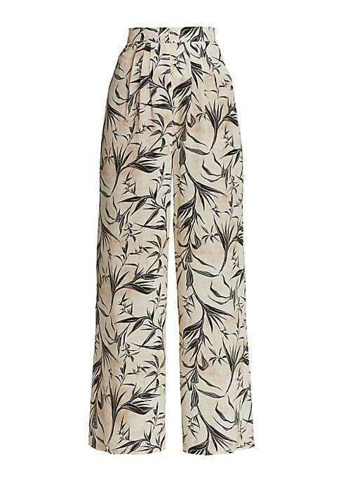 Silk Zen Wide-Leg Pants