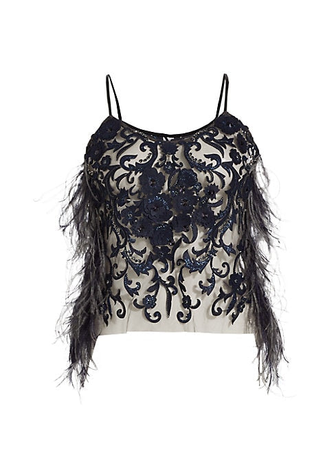 Feathered Lace Elegance