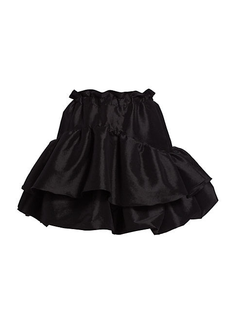 Ruffled Bubble Hem Skirt