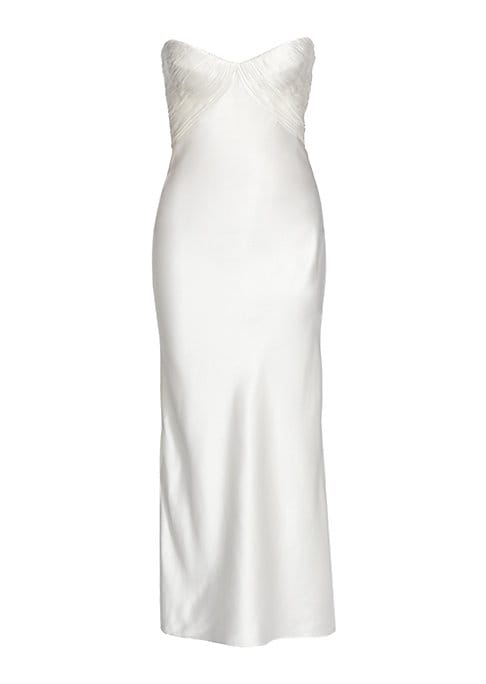 Silk Bustier Dress