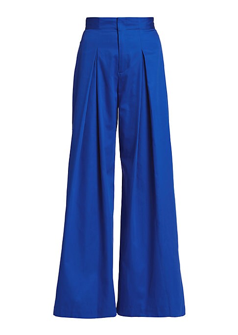 Sateen Pleat Trousers