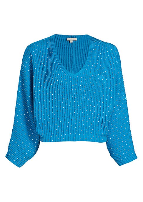 Sparkling Cable Knit Sweater