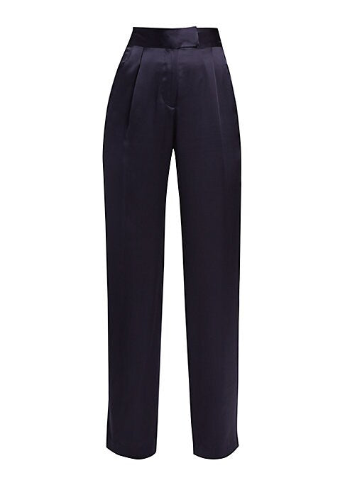 Lustrous Pleat Trousers