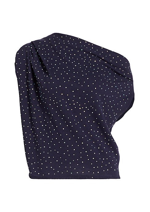 Sparkling Cotton Draped Top