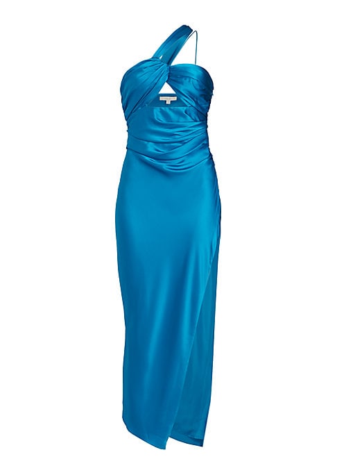 Chic Silk Asymmetrical Dress