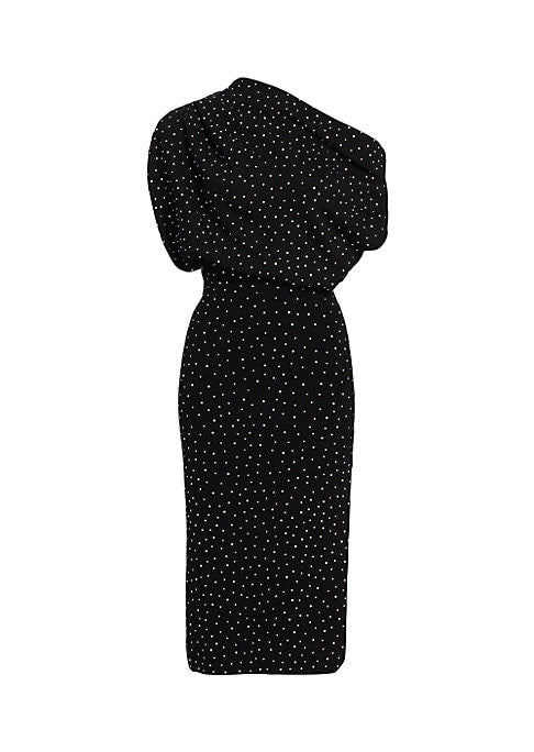 Draped Crystal Elegance Dress