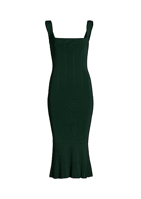 Flirty Knit Midi Dress
