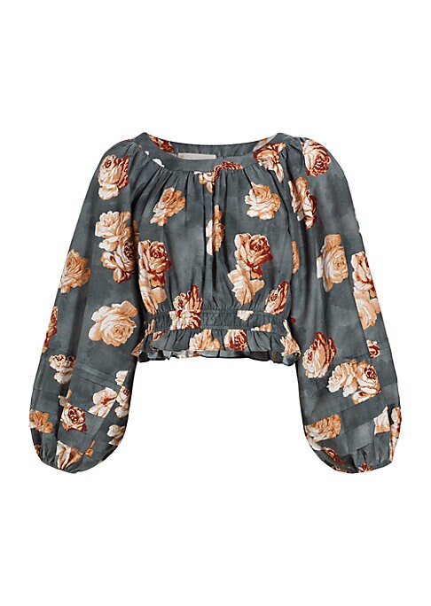 Blouson Floral Top