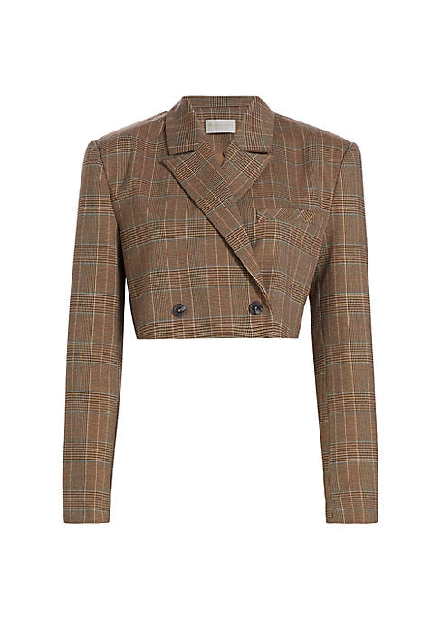 Chic Houndstooth Blazer