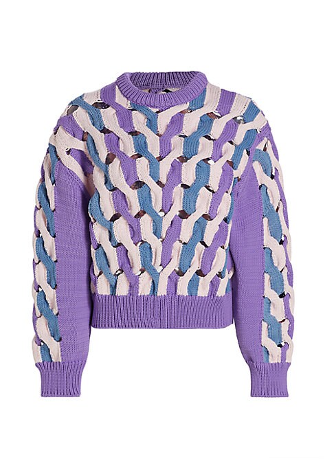 Colorblock Knit Sweater
