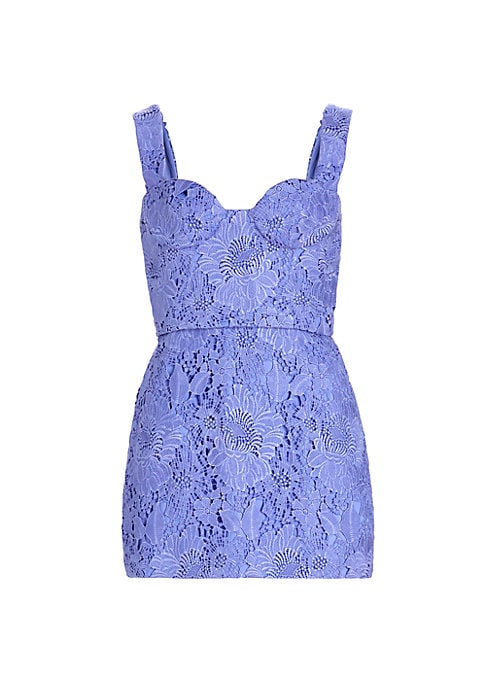 Lace Sweetheart Minidress