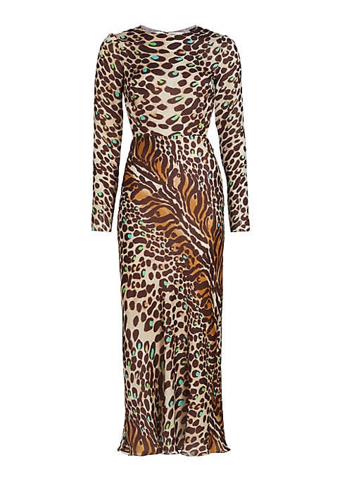 Leopard Luxe Backless Dress