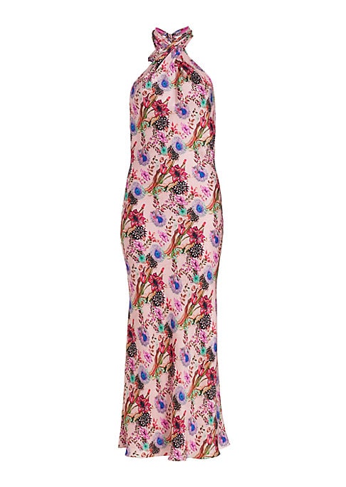 Floral Backless Elegance Dress