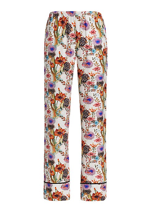 Blooming Silk Pajama Pants