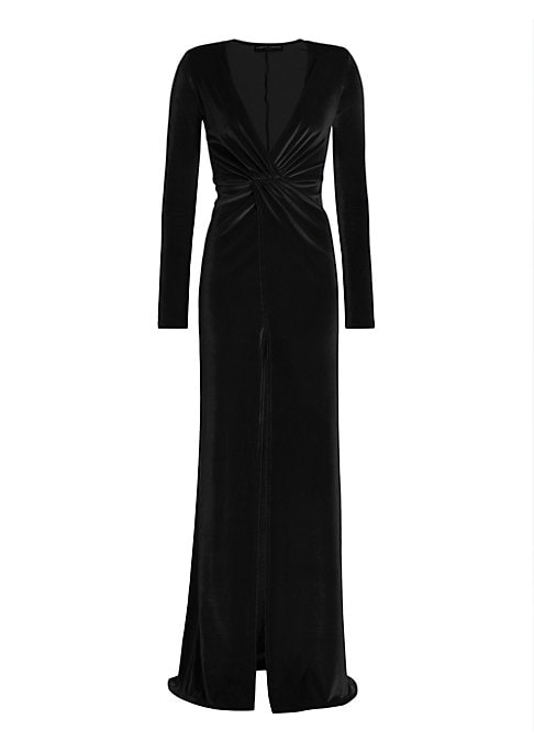 Glamorous Velvet Evening Dress