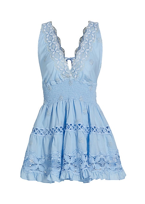Floral Lace Ruffle Dress