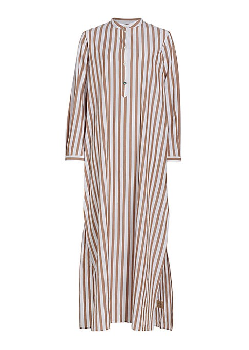 Striped Cotton Escape Caftan