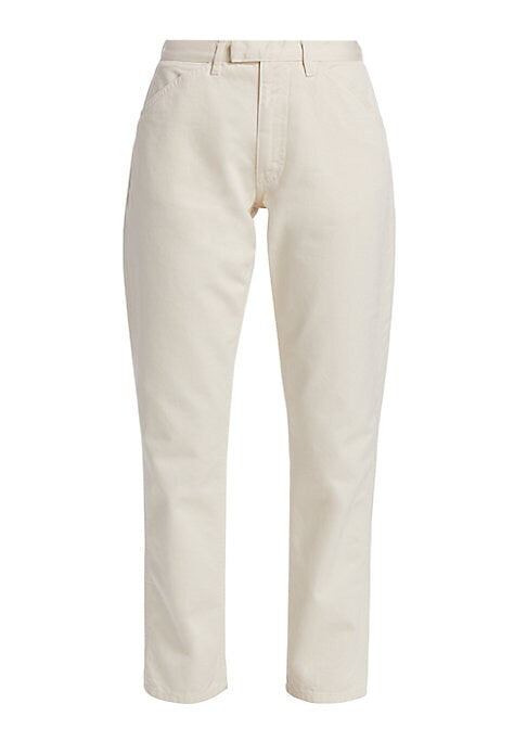 Elevated Cotton Straight Pants