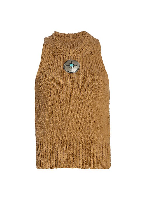 Cozy Concho Knit Tops