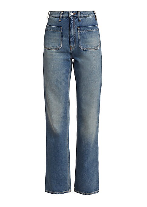 Vintage Chic Denim Trousers