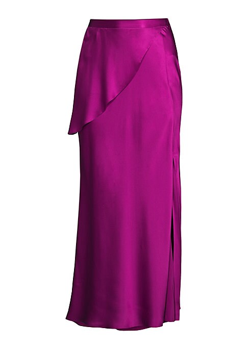 Silken Elegance Maxi Skirt