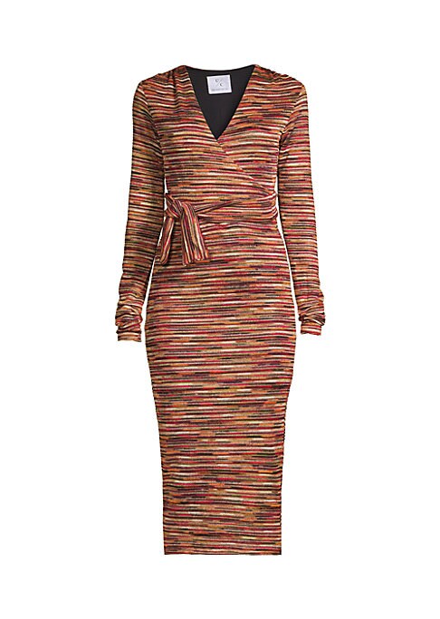 Chic Wrap Midi Dress